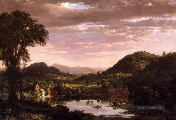 Sturm Galerie - New England Landschaft aka Abend nach einem Sturm Landschaft Hudson Fluss Frederic Edwin Church